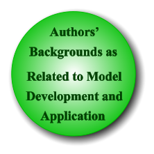 Authors� Backgrounds as Related to Model Development and  Application