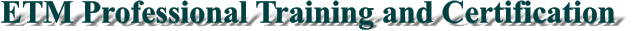 ETM Professional Training and Certification